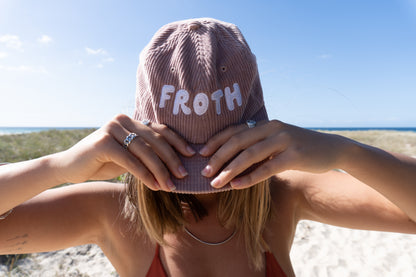 Froth Cord Cap - Hazy Pink