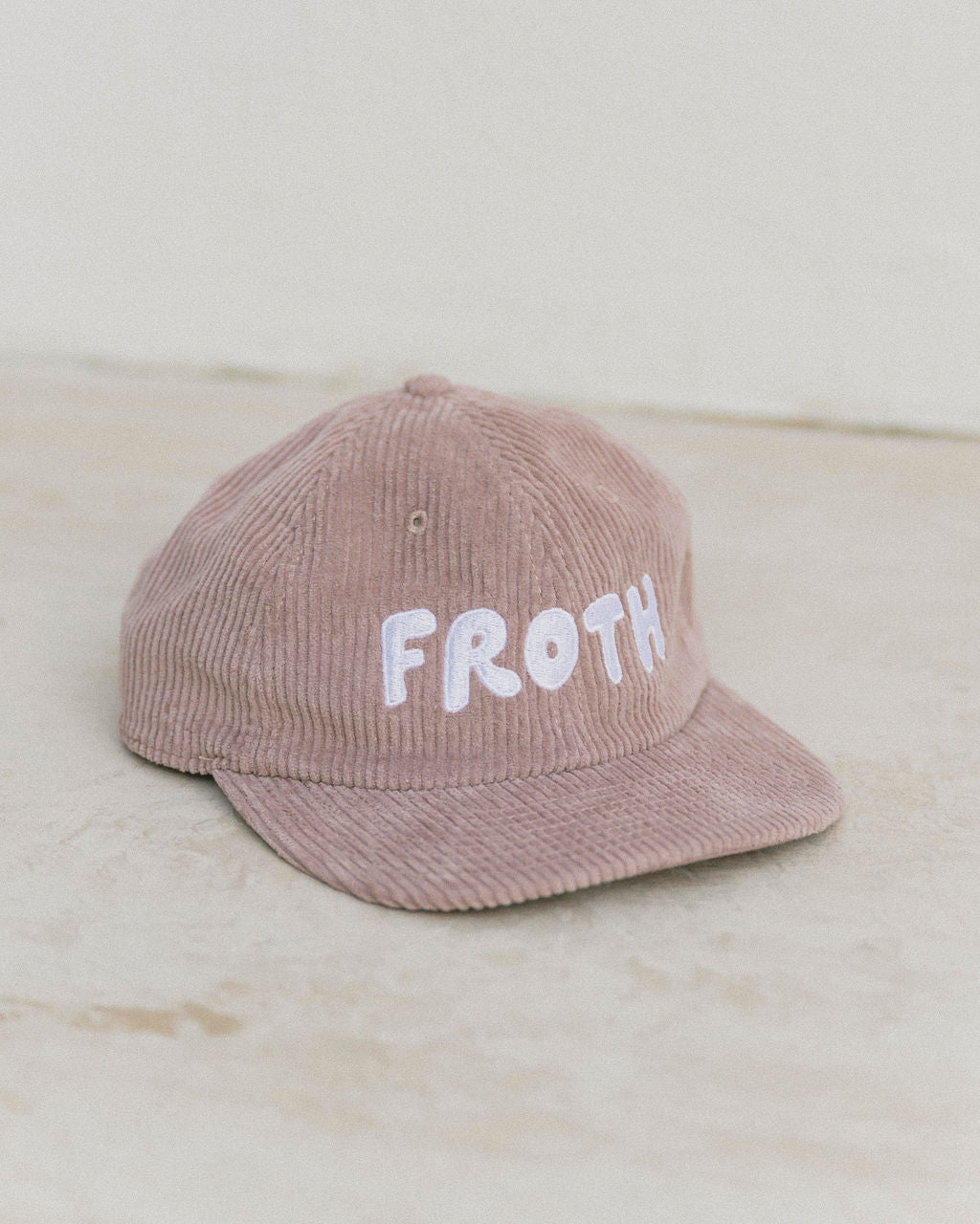 Froth Cord Cap - Hazy Pink